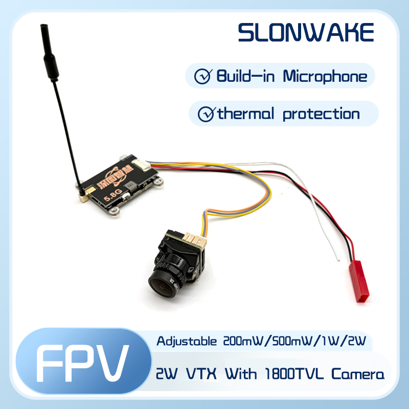 Fpv Drone Receiver - SLONWAKE 5.8G 56CH 2W 송신기 VTX(CMOS