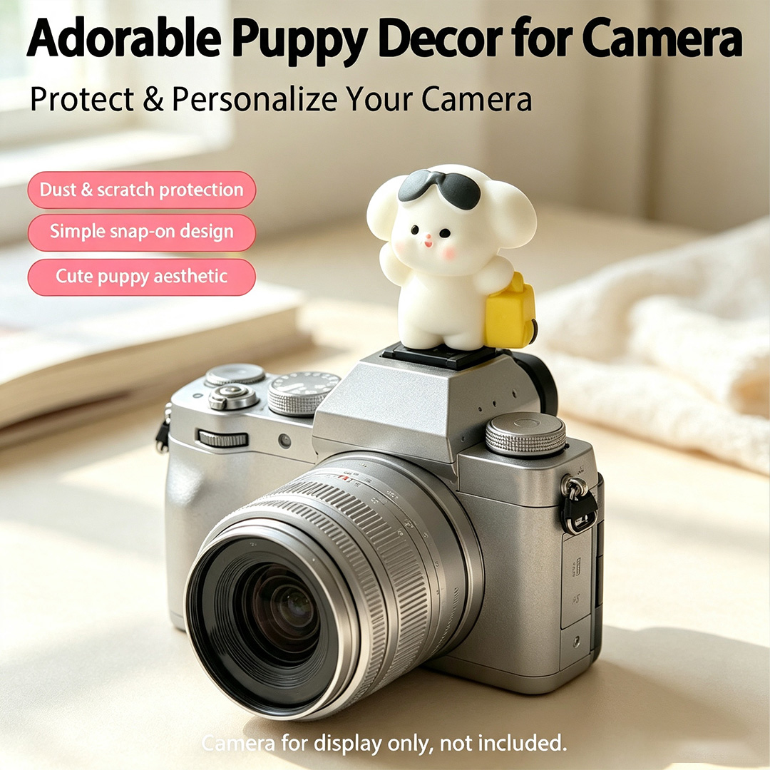귀여운 3D 강아지 모양 카메라 핫슈 커버 보호대 (캐 - Canon Camera Eos R50 리뷰 및 가격