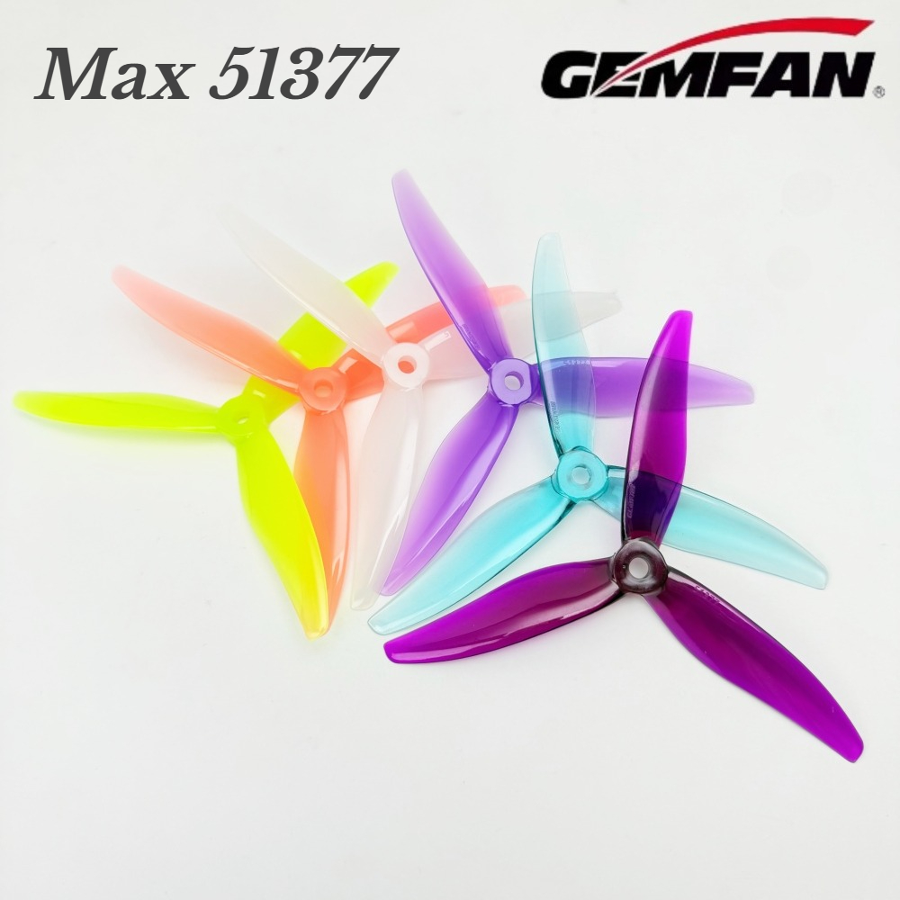 2쌍의 Gemfan 허리케인 51377 MAX 5인치  - Fpv Drone Propeller 리뷰 및 가격